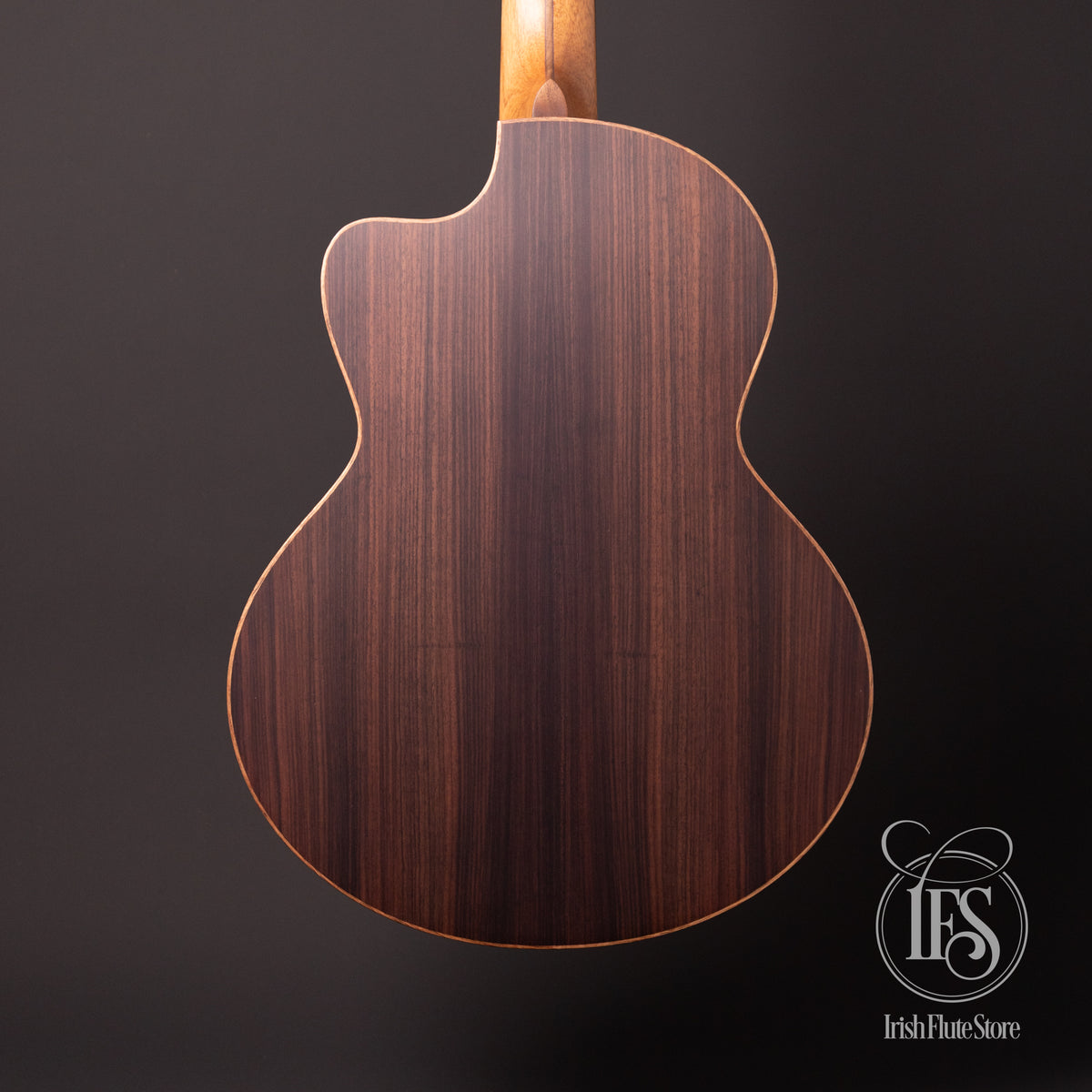 East Indian rosewood back of the Lowden S-25J