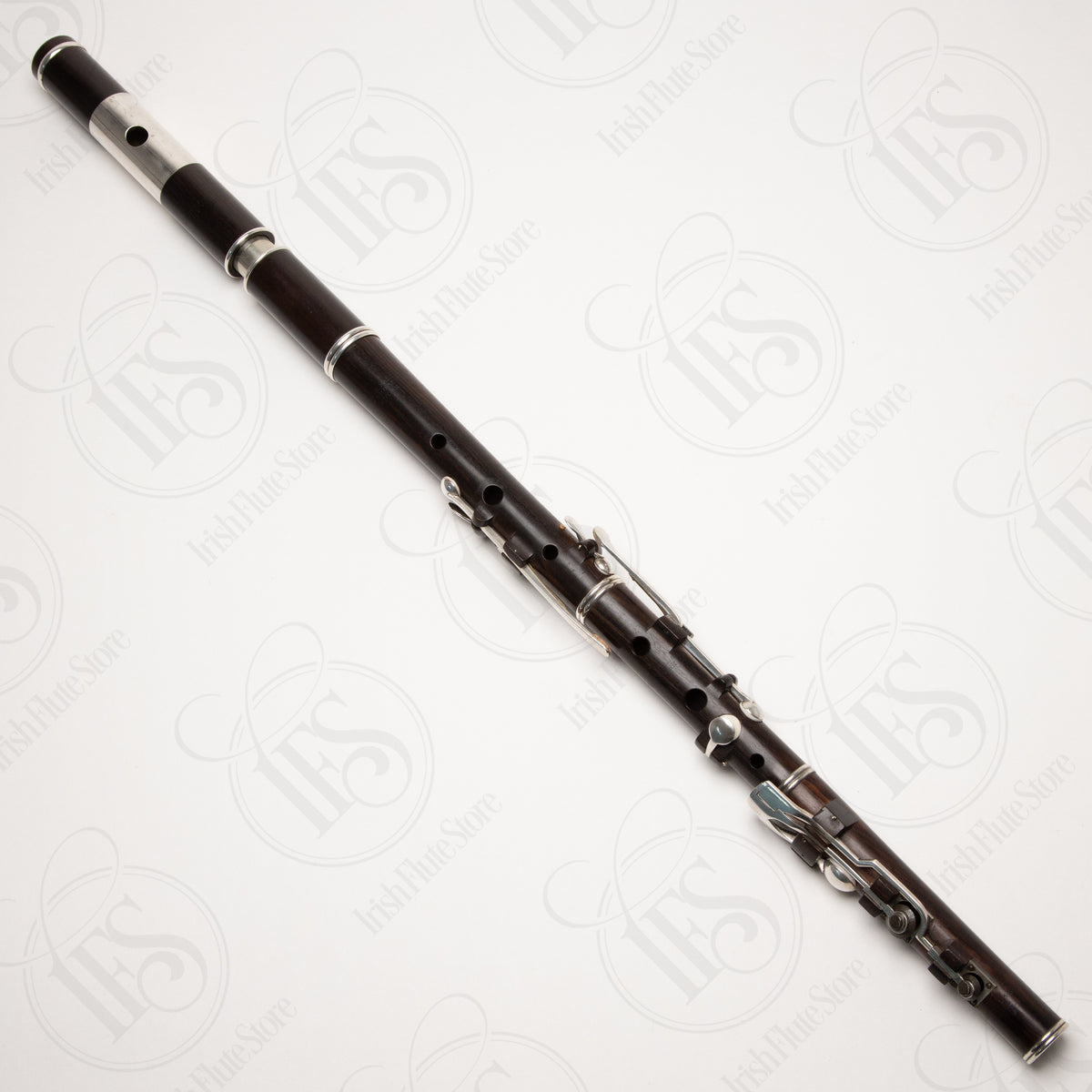Olwell Restored William Hall & Son Cocus & Silver 8-Key, D