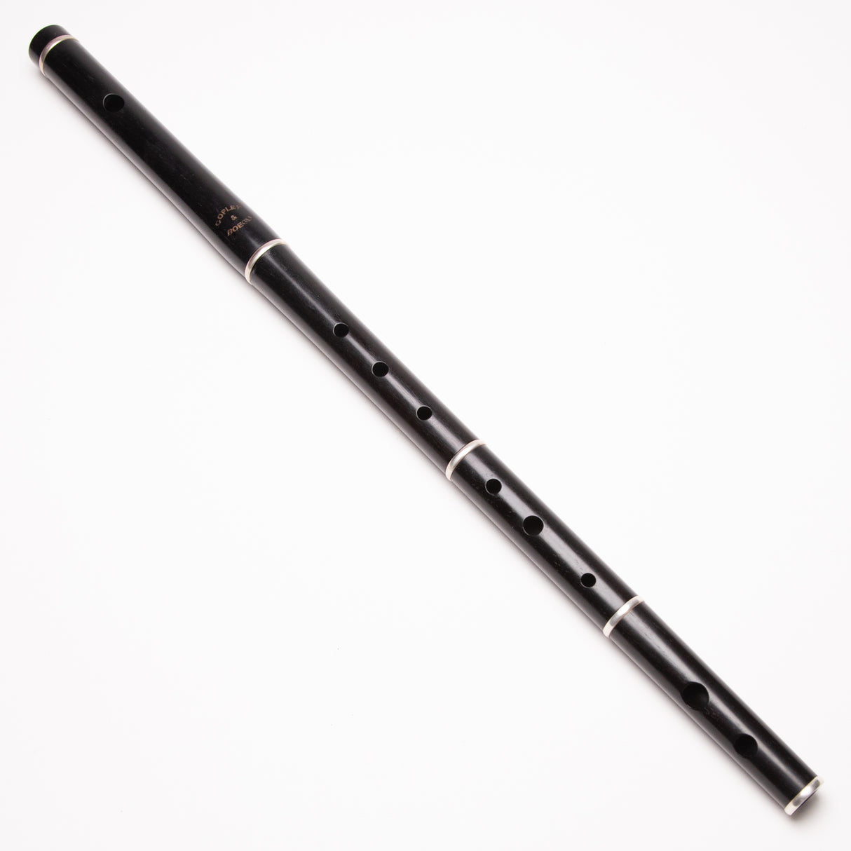 Copley & Boegli Blackwood & Silver F Irish Flute