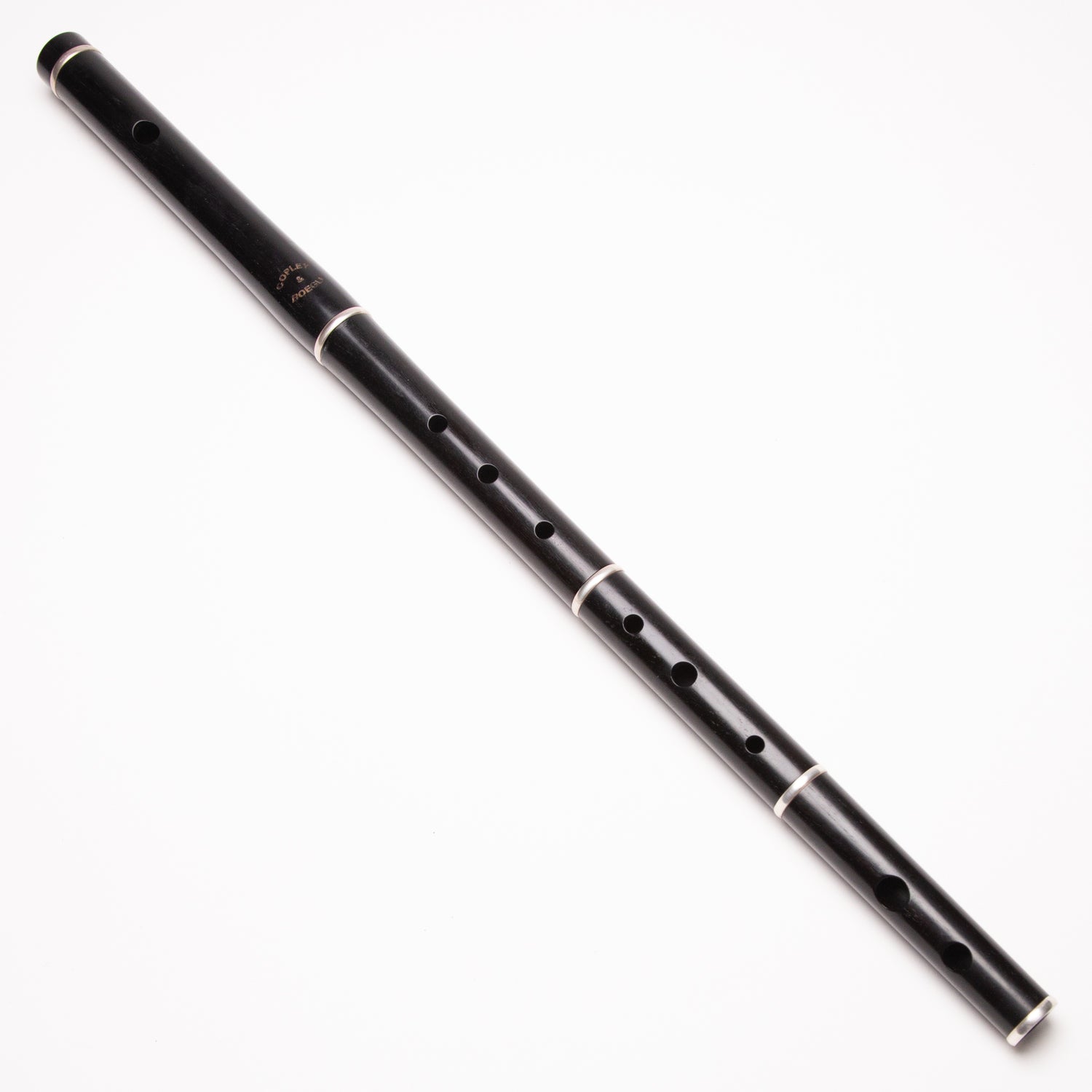 Copley & Boegli Blackwood & Silver F Irish Flute