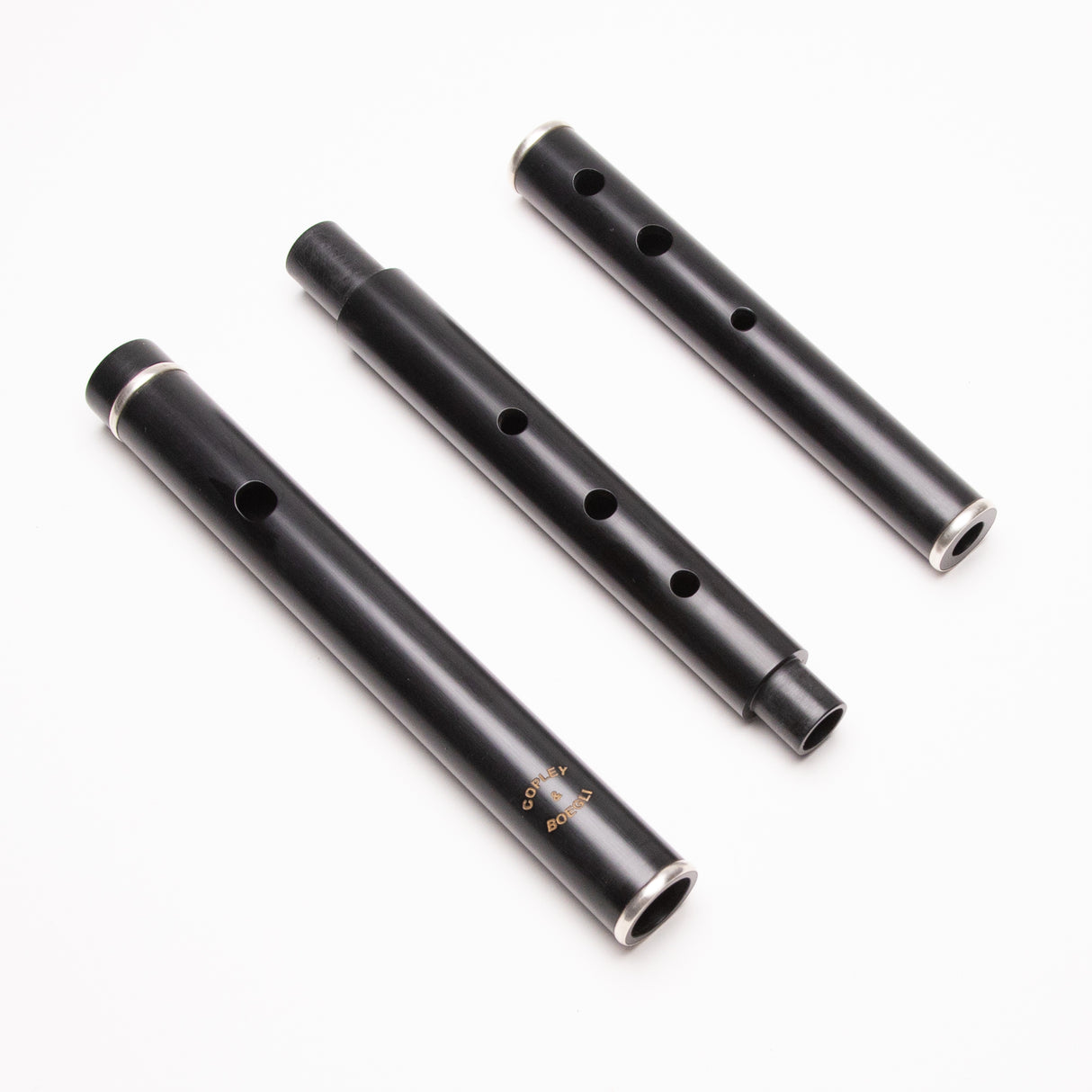 Copley & Boegli Delrin & Silver D Irish Flute
