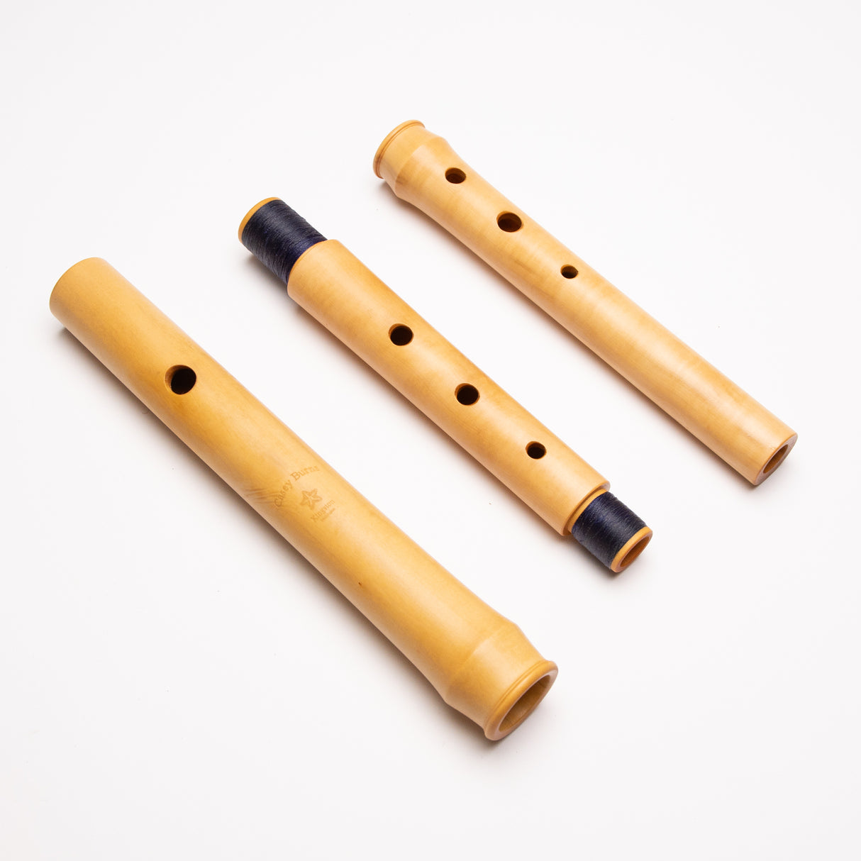 Casey Burns Boxwood Folk Flute, D