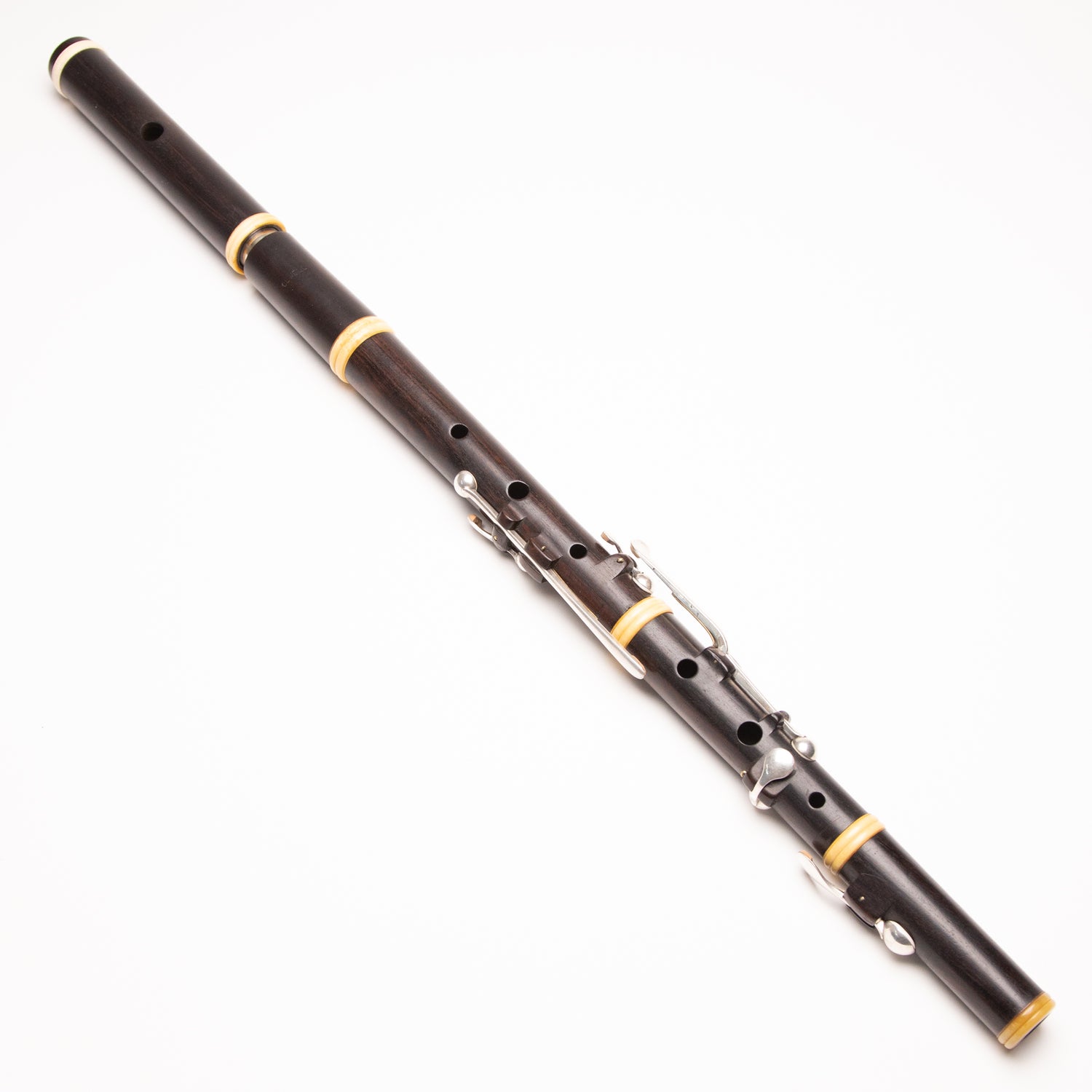 Pat Olwell Restored Peloubet Cocus & Ivory 6-Key Flute