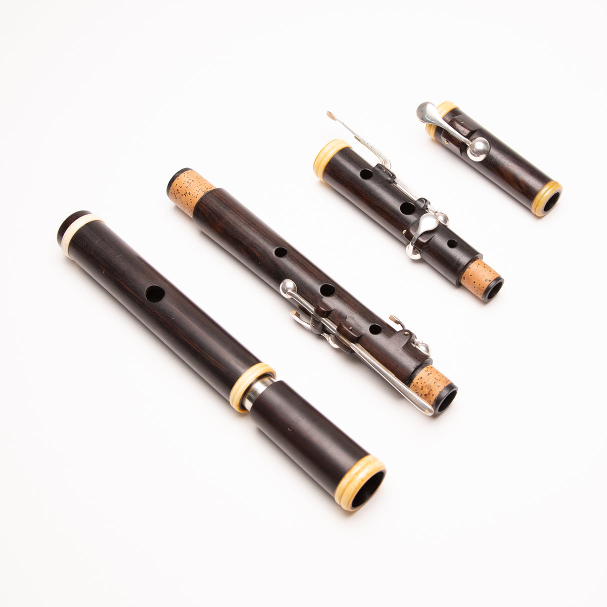 Pat Olwell Restored Peloubet Cocus & Ivory 6-Key Flute