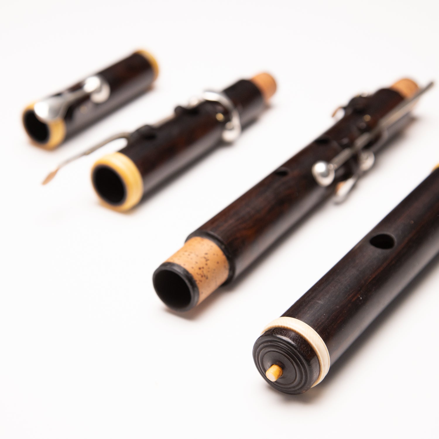 Pat Olwell Restored Peloubet Cocus & Ivory 6-Key Flute
