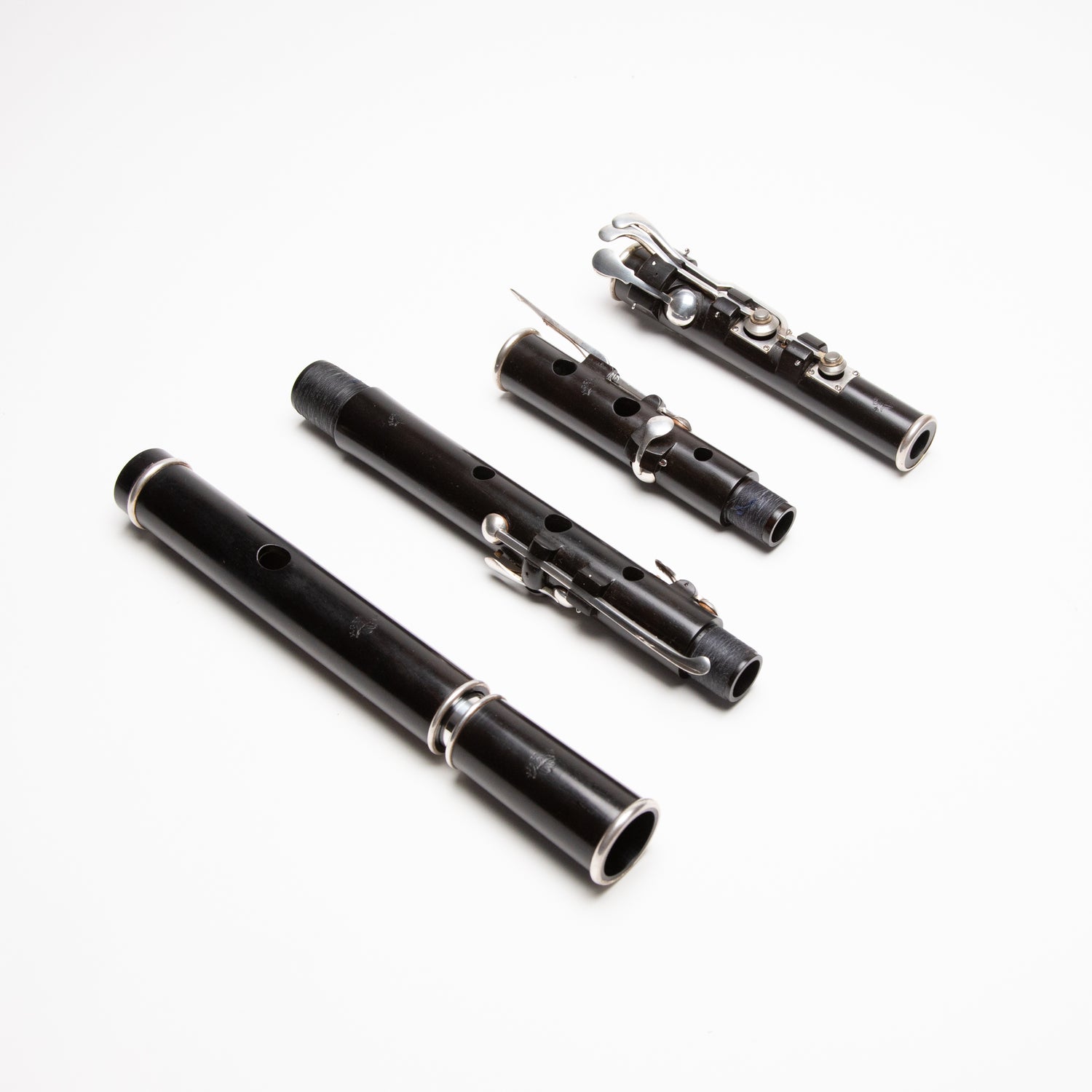 Grinter Blackwood & Silver 8-Key Large Hole Rudall