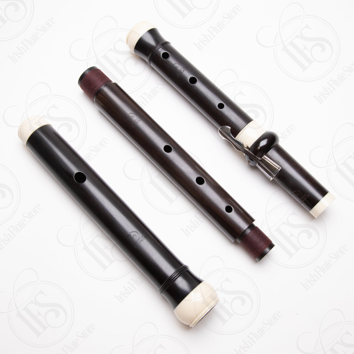 Martin Wenner C. Palanca Grenadilla Baroque Flute A415