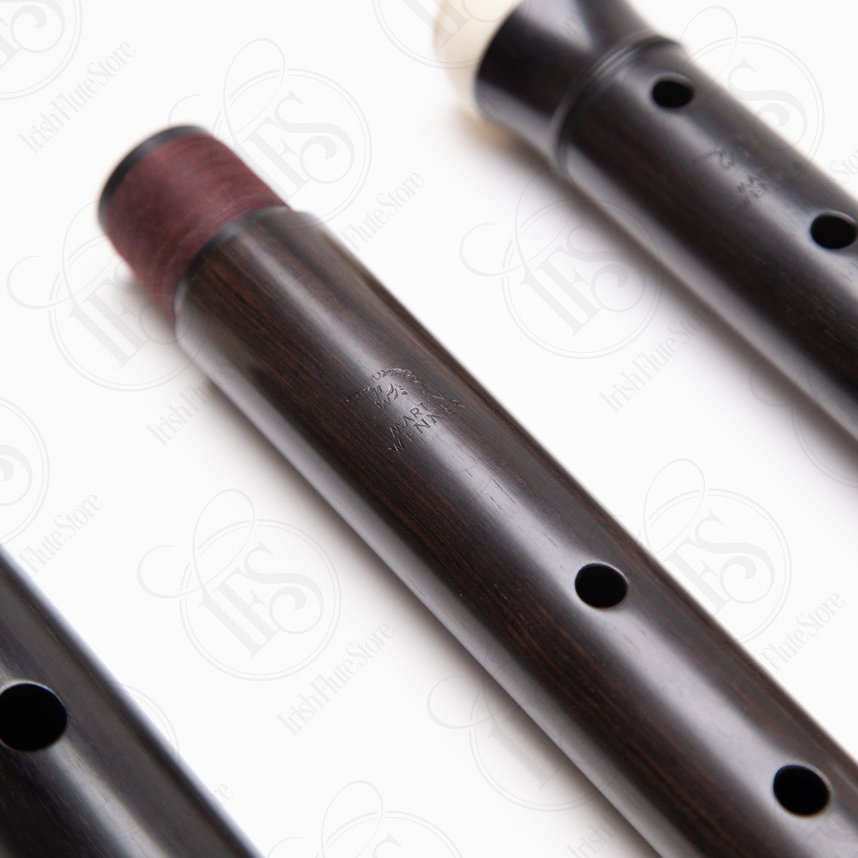 Martin Wenner C. Palanca Grenadilla Baroque Flute A415