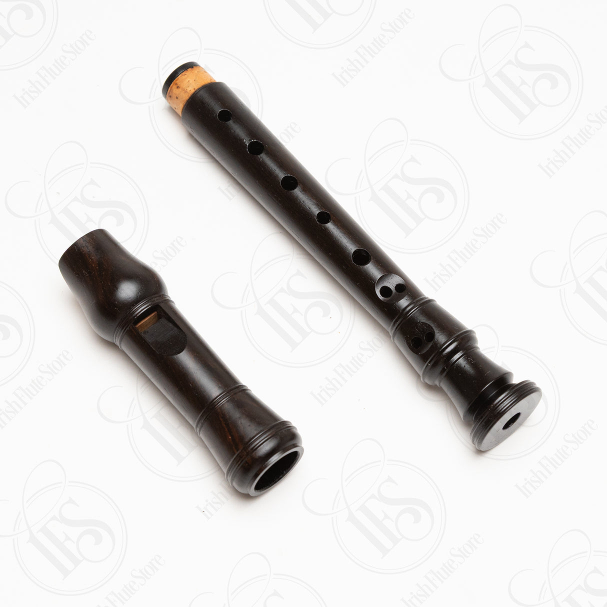 Kung Superio Grenadilla Sopranino Recorder, 442hz