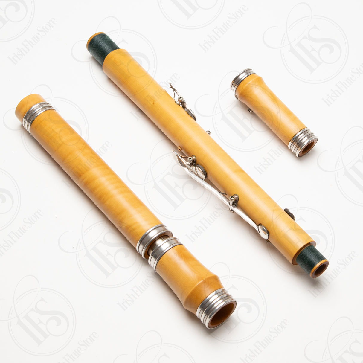 Casey Burns Boxwood & Silver Small-Hand Ergonomic 6-Key, D