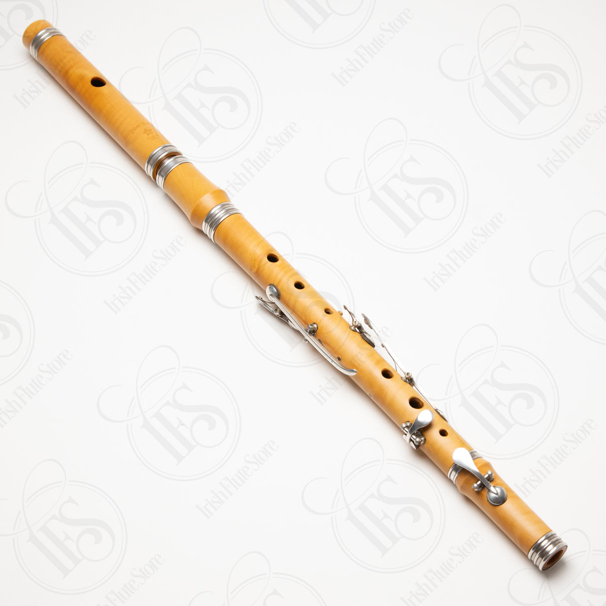 Casey Burns Boxwood & Silver Small-Hand Ergonomic 6-Key, D