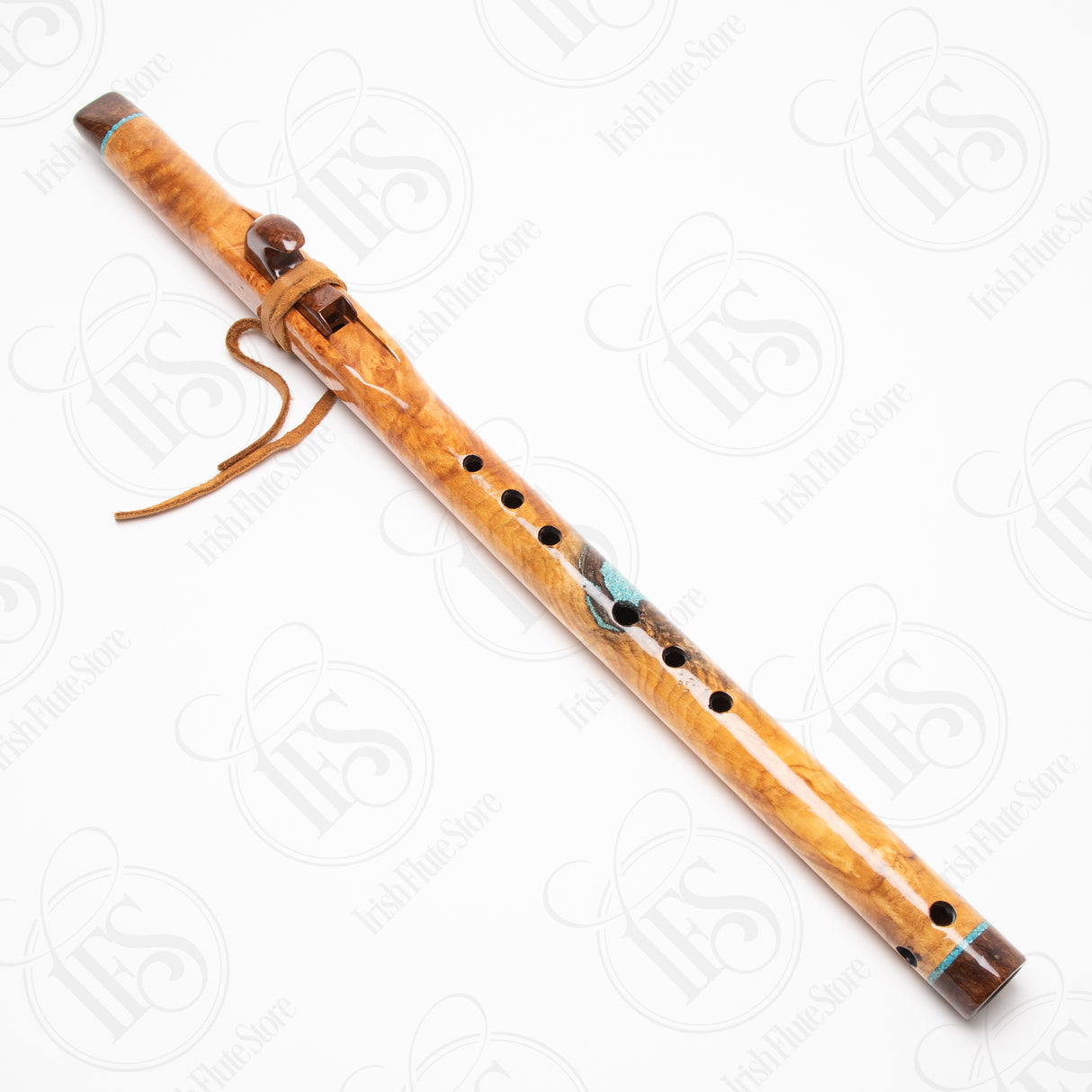 Woodsounds Cedar & Turqoise F# Native American Flute
