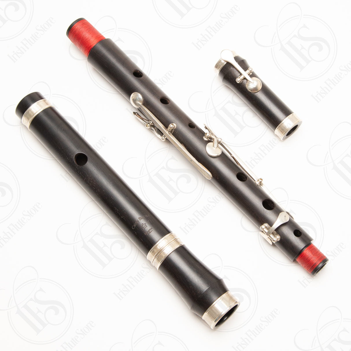 Casey Burns Blackwood & Silver Large-Hole, D