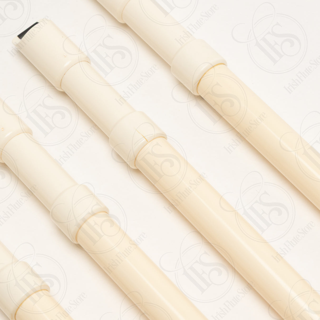 Set of five Susato whistles, B, C, Db, D, and E