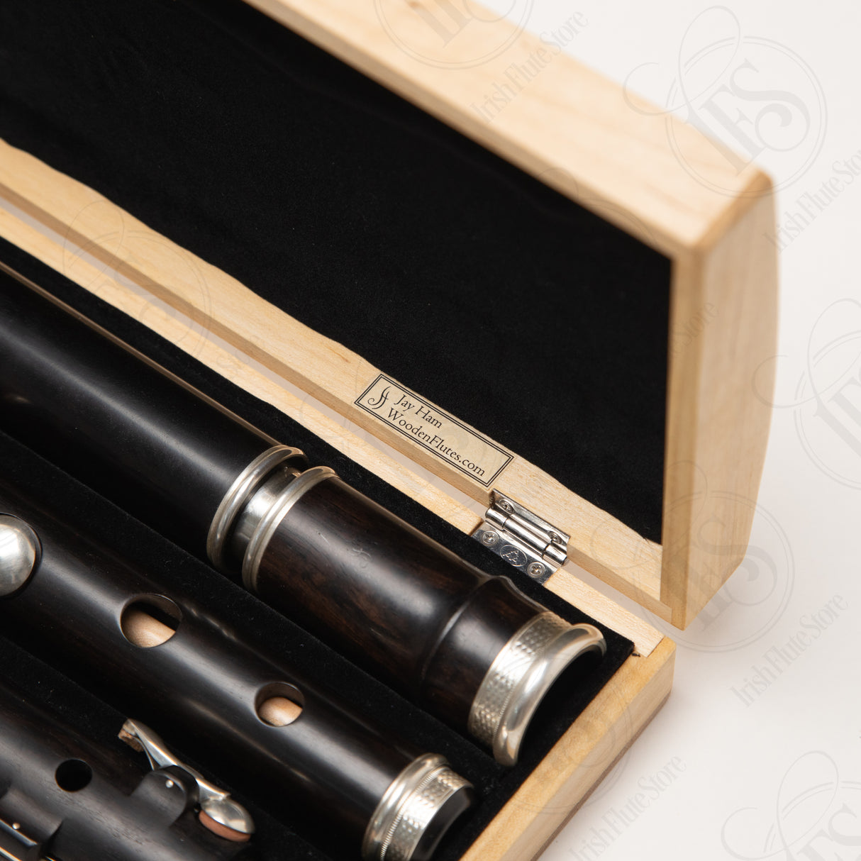 Jay Ham Blackwood & Silver 6-Key Large Hole Rudall, D