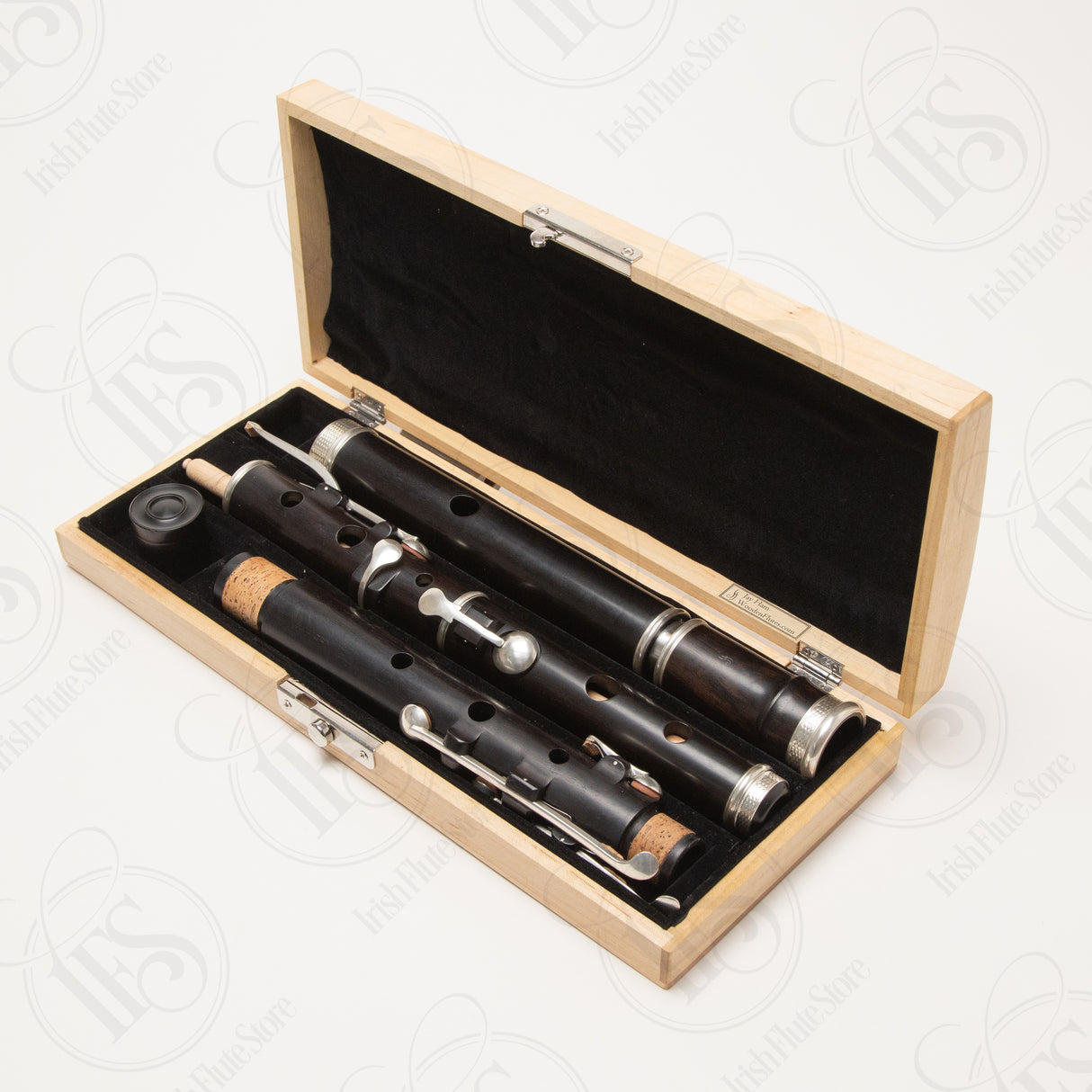 Jay Ham Blackwood & Silver 6-Key Large Hole Rudall, D
