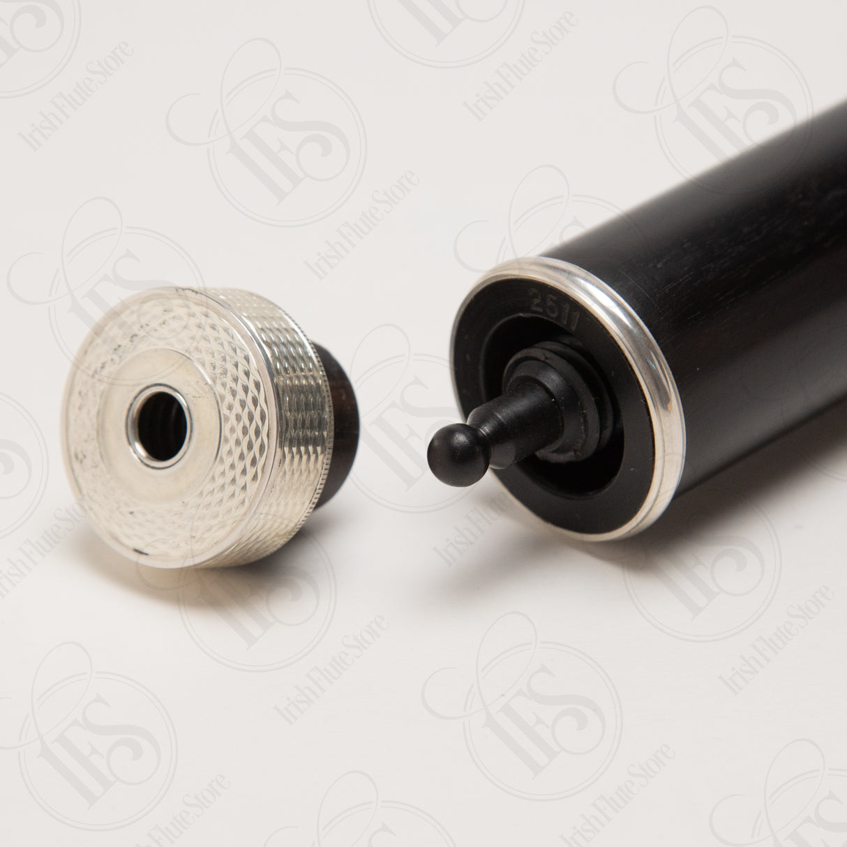 Jay Ham Blackwood & Silver 6-Key Large Hole Rudall, D