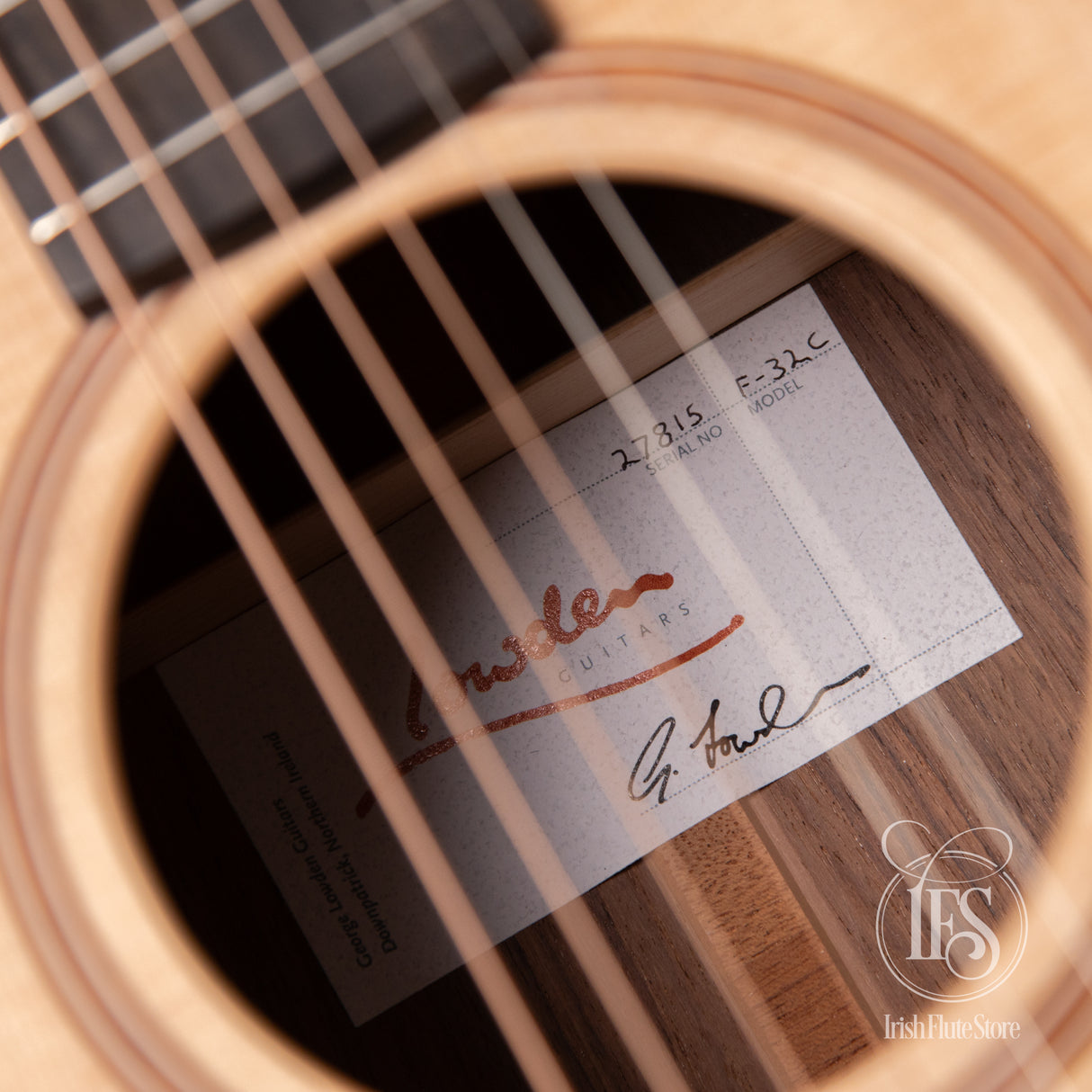 Lowden Guitars F32c Indian Rosewood & Sitka Spruce
