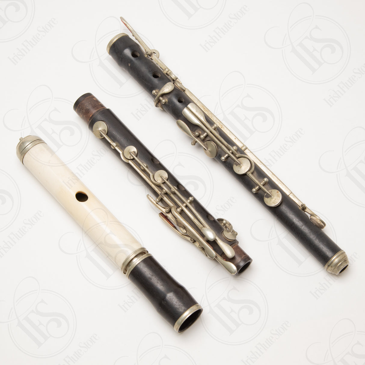 German Nach Meyer Type 12/13-Key Flute with Ivory Headjoint