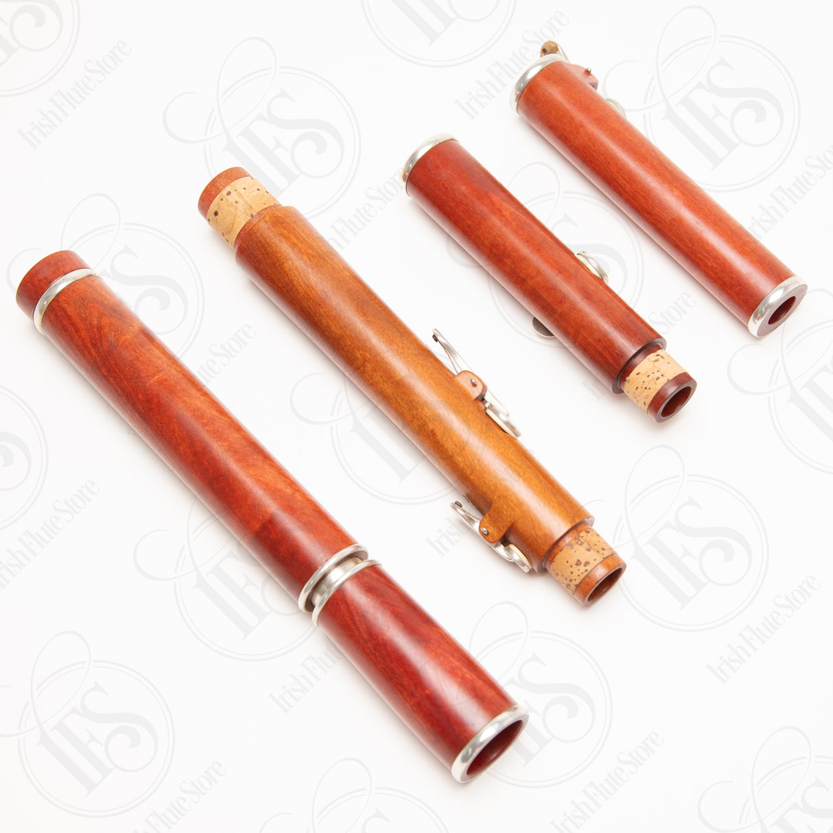 Copley & Boegli Pink Ivory & Silver 4-key Eb