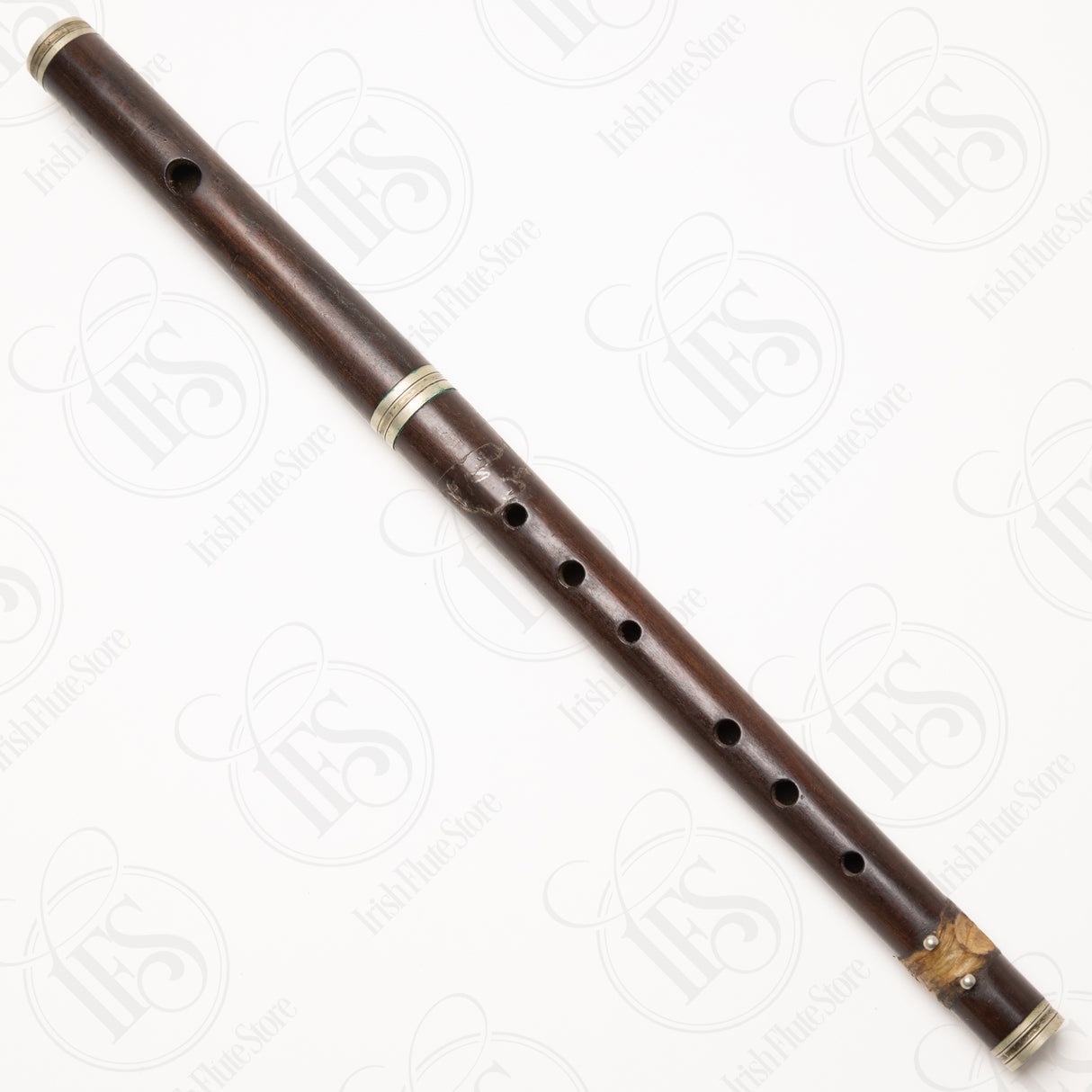 Antique English Rosewood Fife, Bb