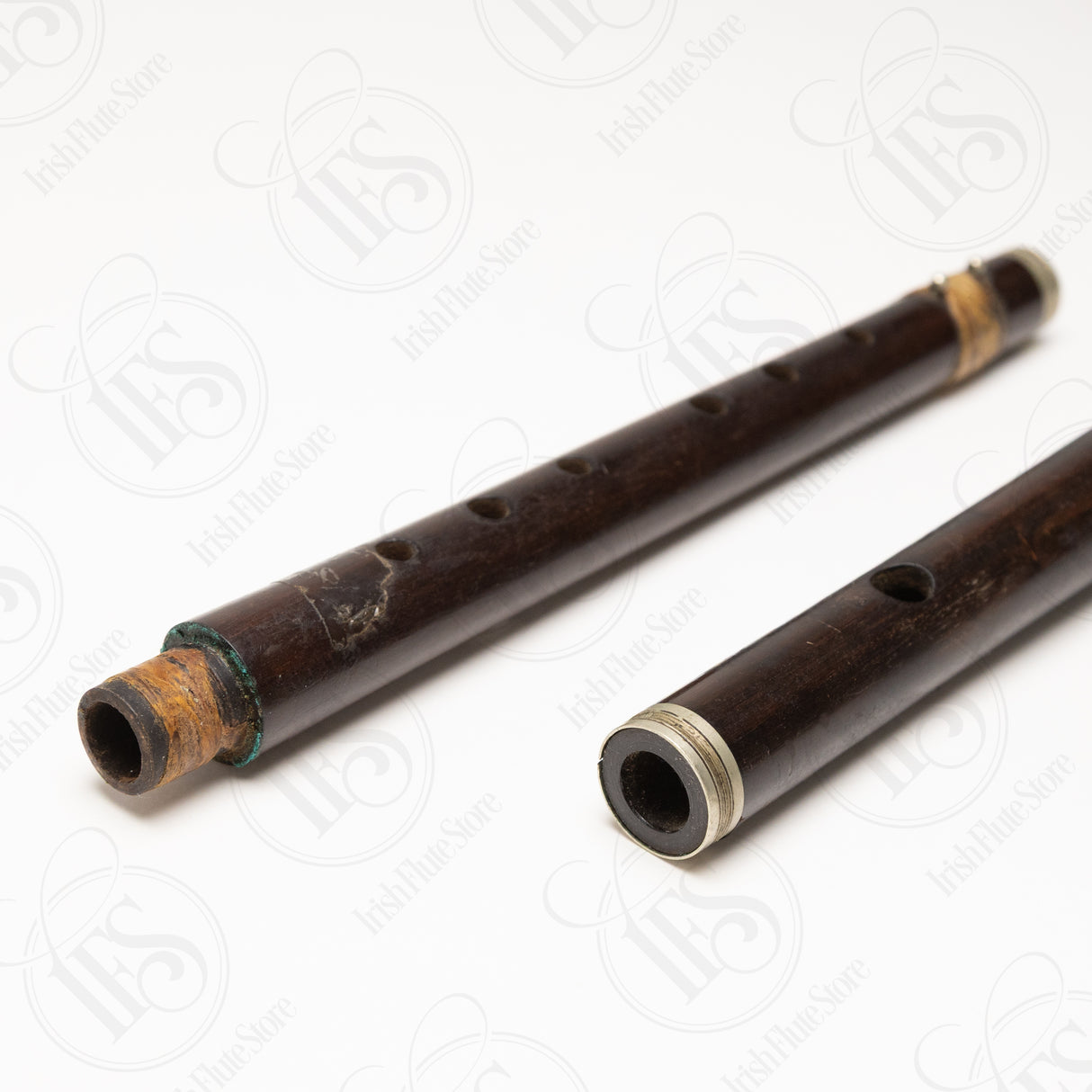 Antique English Rosewood Fife, Bb