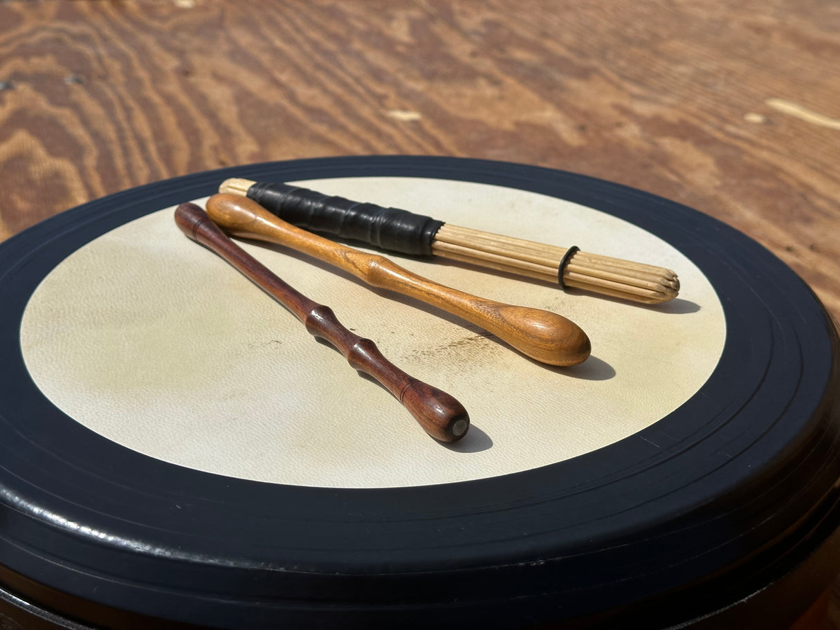 The Ultimate Rosewood 16" Deep-Rim Tuneable Bodhrán Set