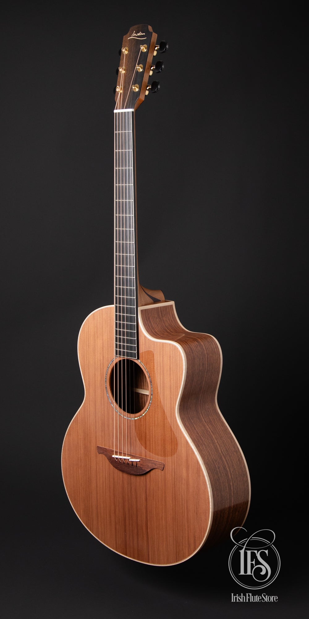 Lowden F35c Guatemalan Rosewood & Sinker Redwood Full View