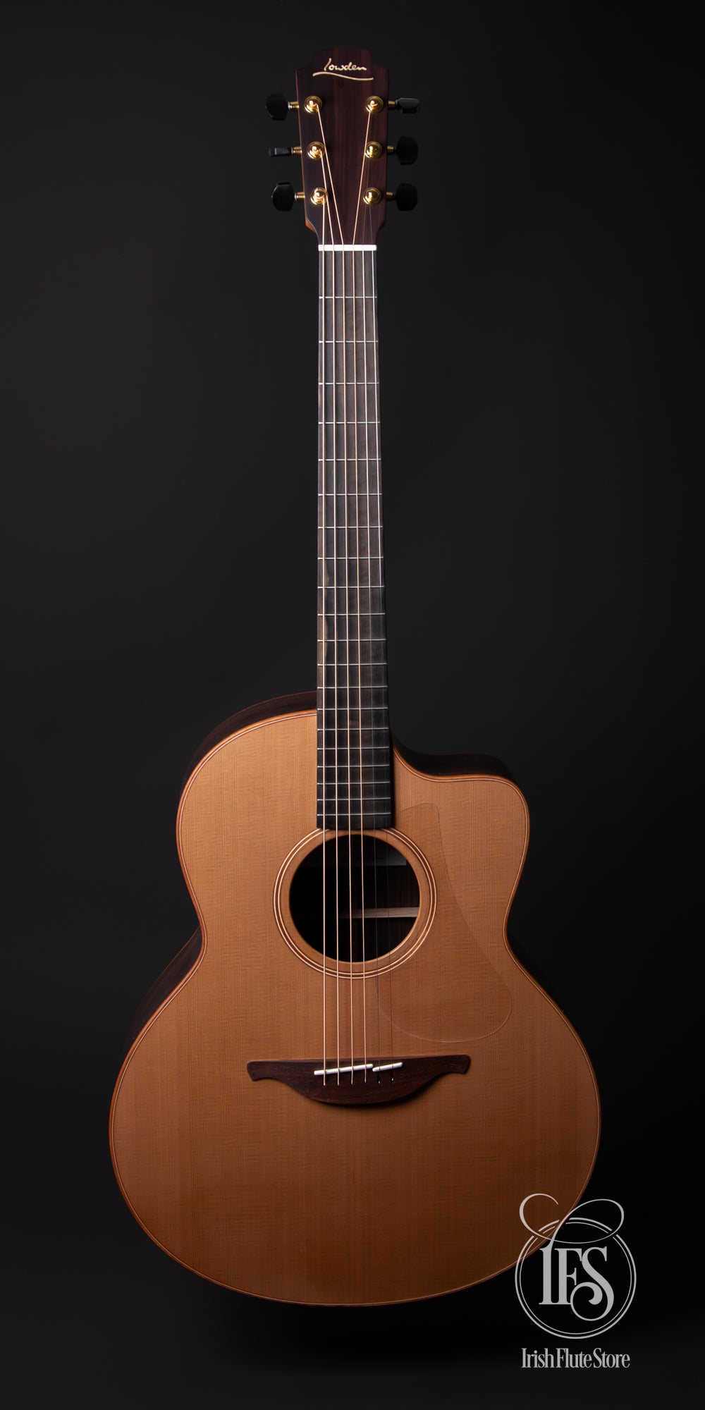 Lowden Guitars F25c Indian Rosewood & Red Cedar Front Full