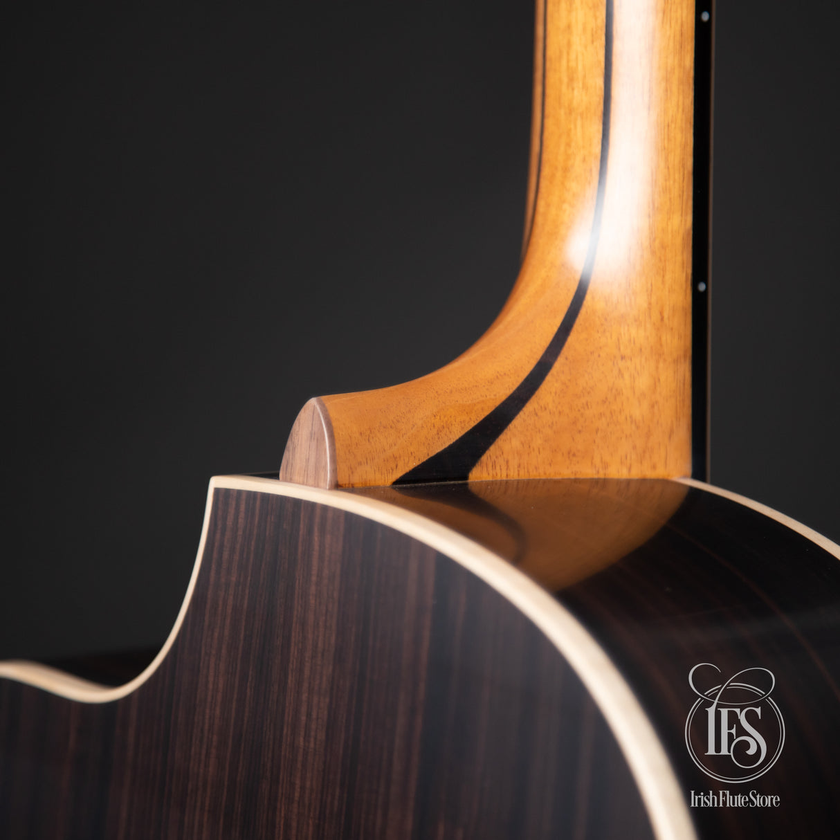 Lowden Guitars F32c Indian Rosewood & Sitka Spruce Right Rear Neck Joint