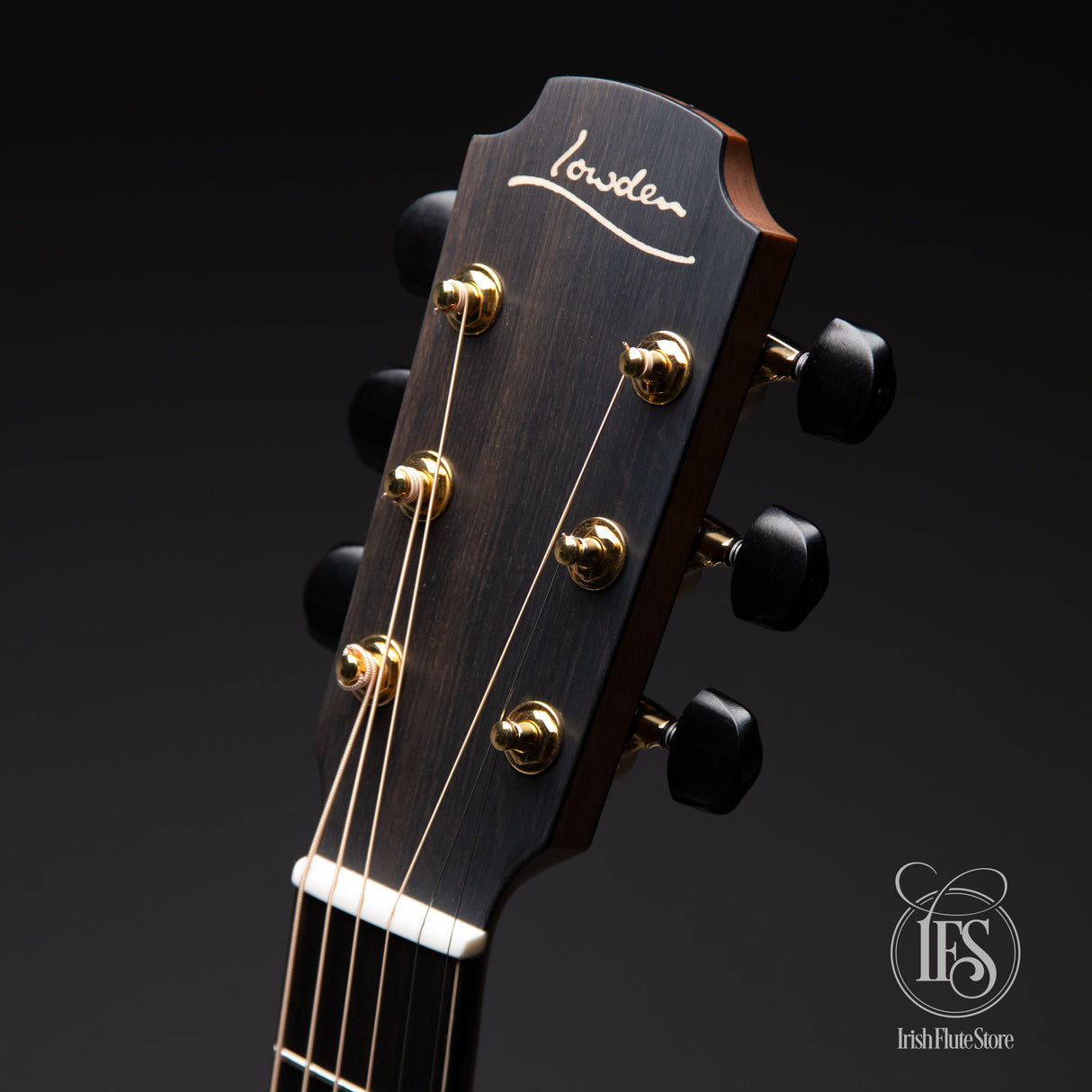 Lowden Guitars F35 Walnut & Red Cedar Headstock