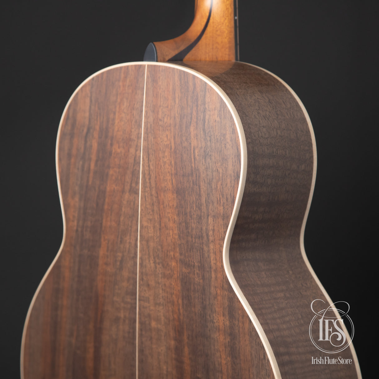 Lowden Guitars F35 Walnut & Red Cedar Left Rear 3/4 Closeup