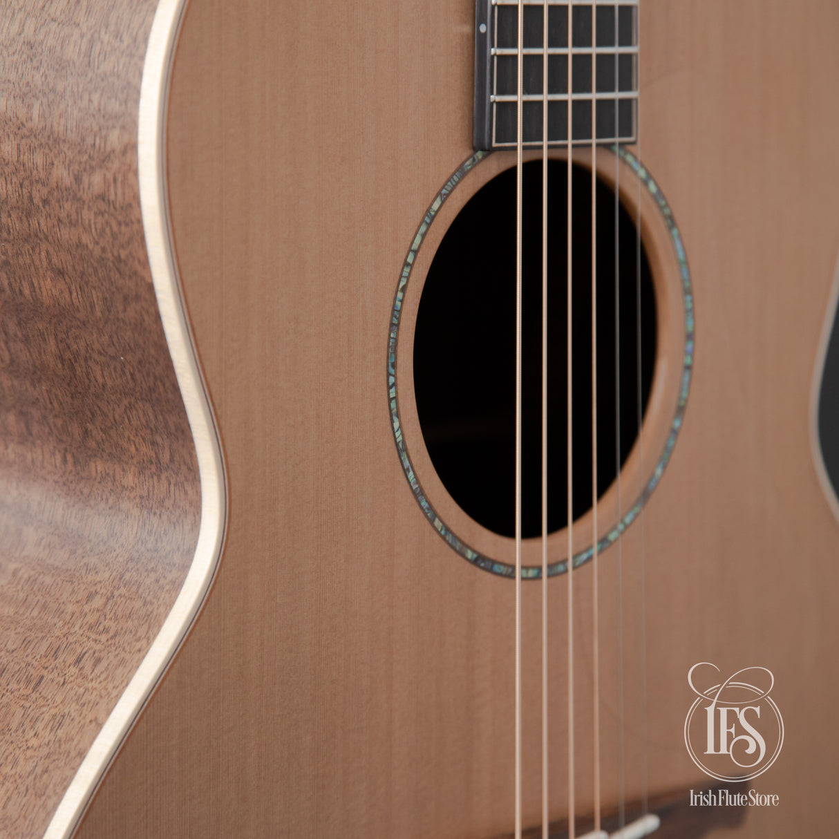 Lowden Guitars F35 Walnut & Red Cedar Rosette Detail