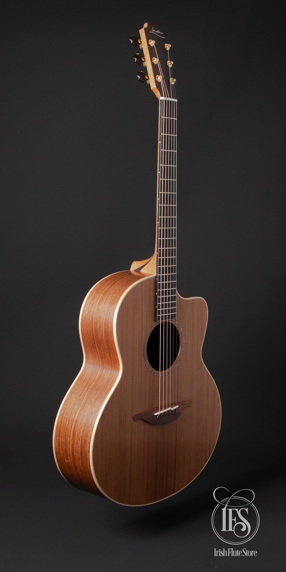 Lowden Guitars F35c Guatemalan Rosewood & Sinker Redwood Left 3/4 Full