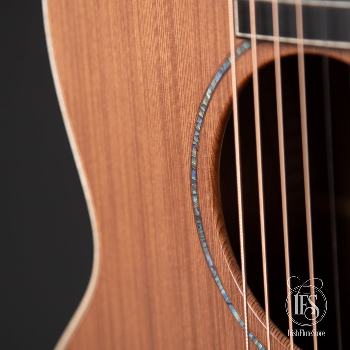 Lowden Guitars F35c Guatemalan Rosewood & Sinker Redwood Rosette Detail