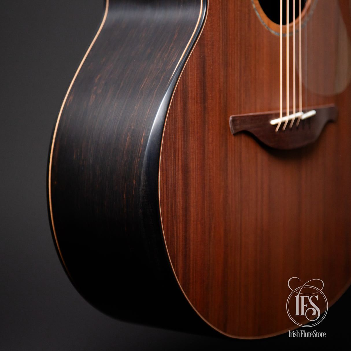 Lowden Guitars F50 African Blackwood & Sinker Redwood with Ebony Bevel Detail