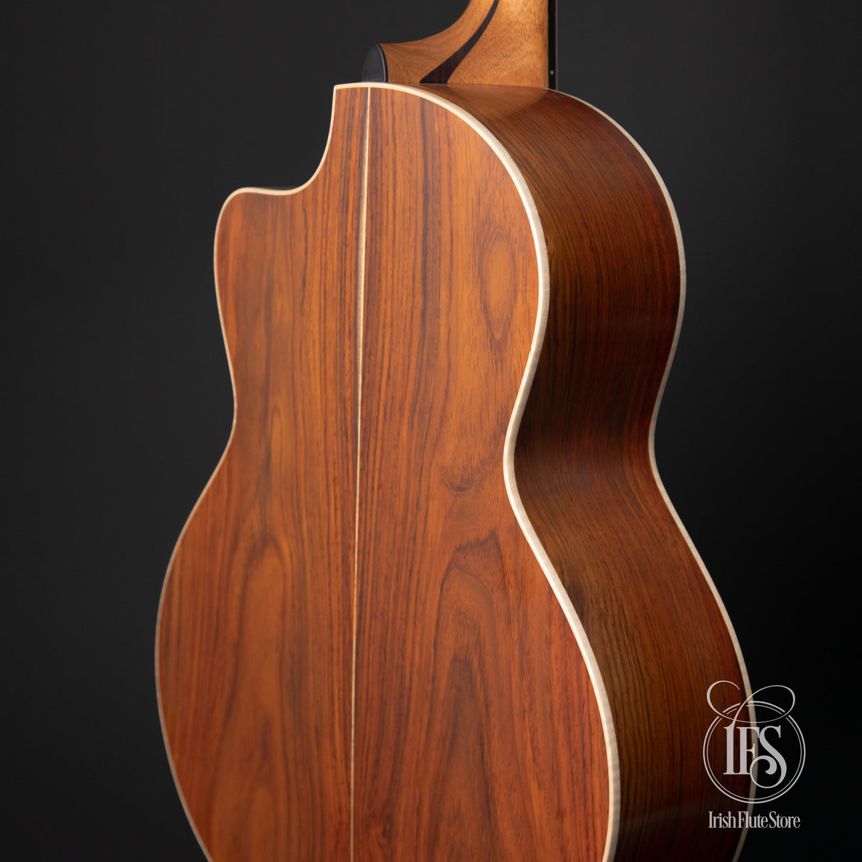 Lowden Guitars S-35C Cocobolo & Adirondack Spruce 12-Fret with L.R. Baggs Anthem Pickup Left Rear 3/4 Bout