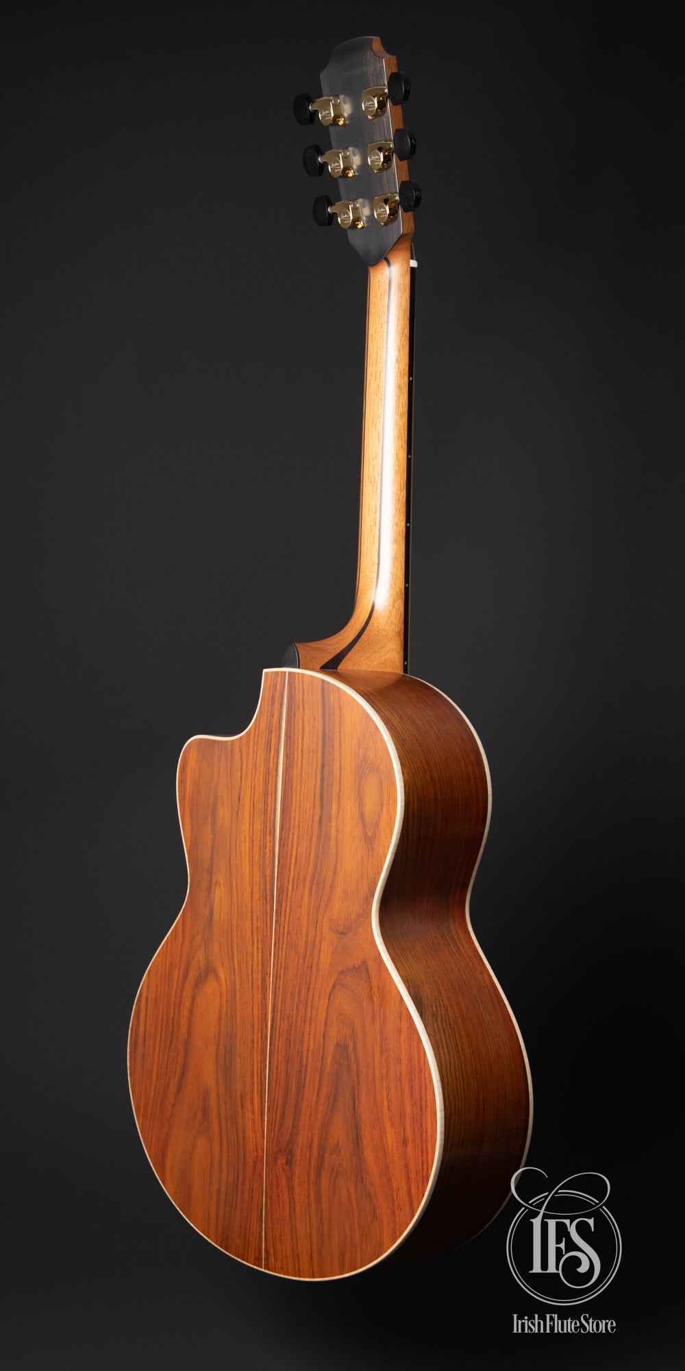 Lowden Guitars S-35C Cocobolo & Adirondack Spruce 12-Fret with L.R. Baggs Anthem Pickup Left Rear 3/4 Full