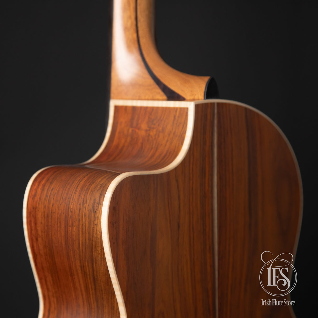 Lowden Guitars S-35C Cocobolo & Adirondack Spruce 12-Fret with L.R. Baggs Anthem Pickup Right Rear 3/4 Closeup