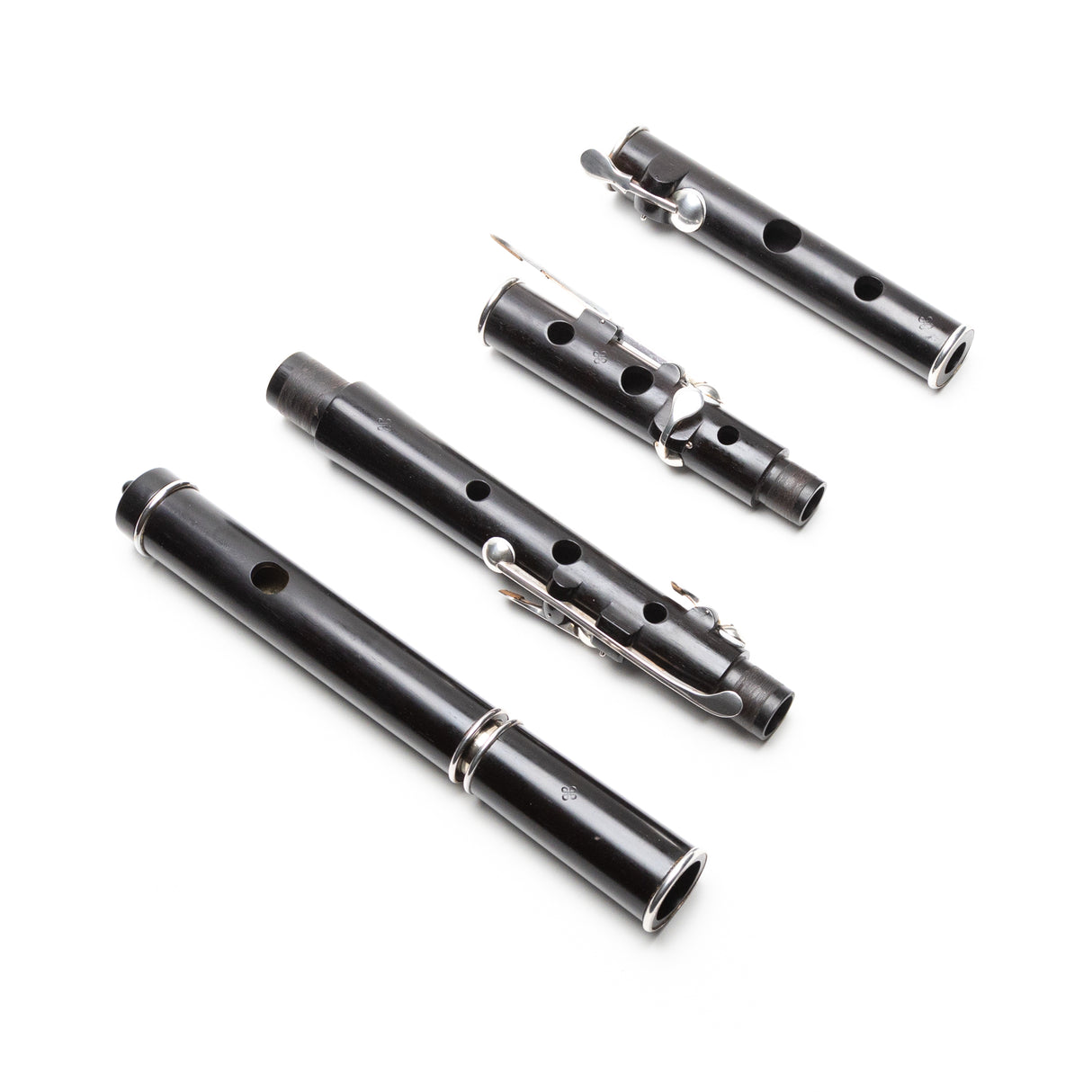 Paddy Ward Blackwood & Silver 6-Key Rudall