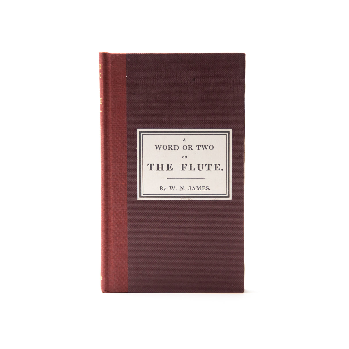 A Word or Two on the Flute