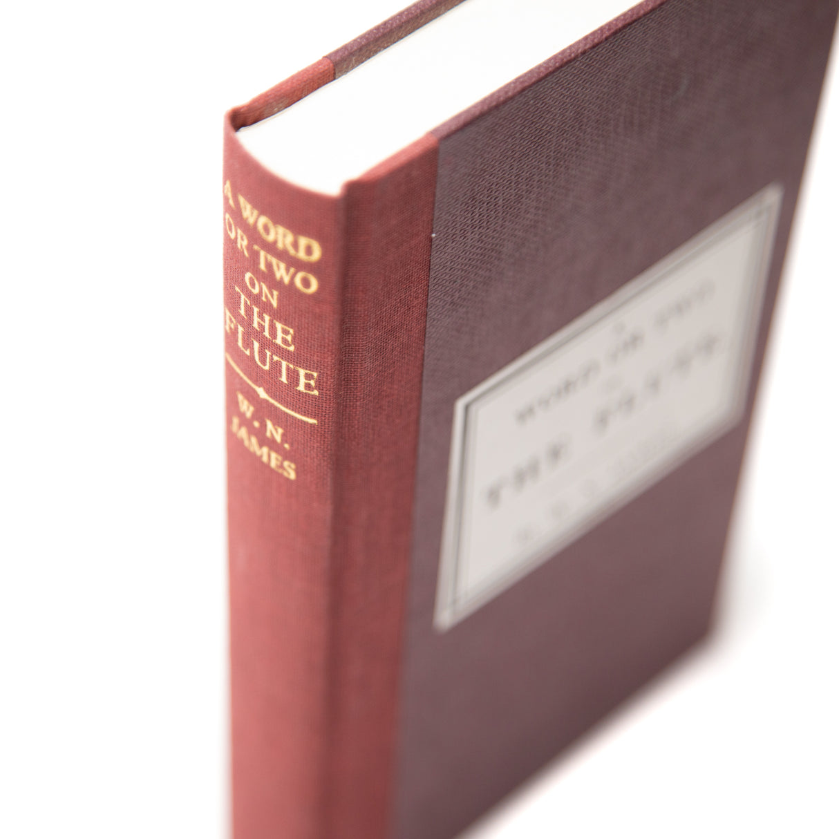 A Word or Two on the Flute