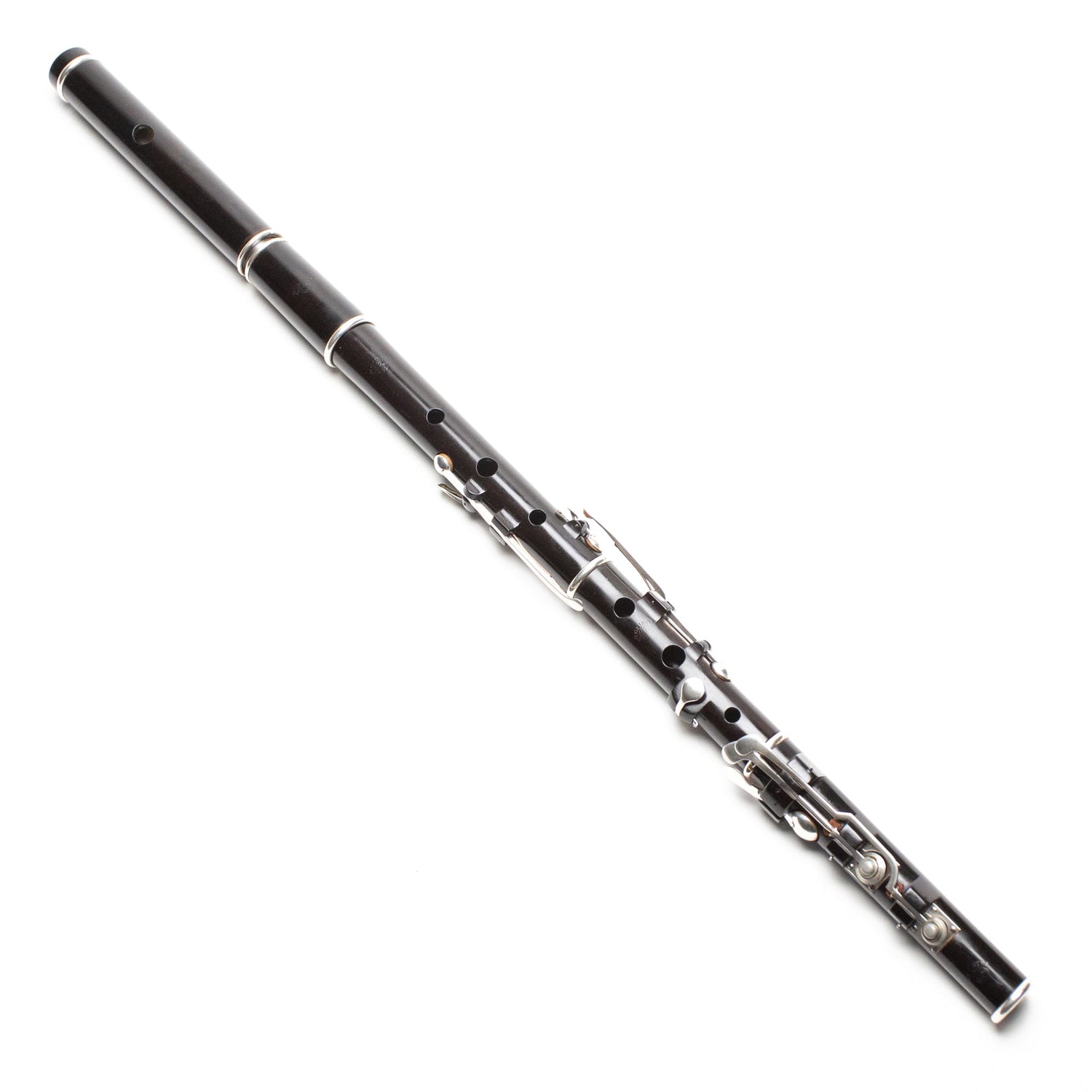 Grinter Blackwood & Silver Large Hole Rudall