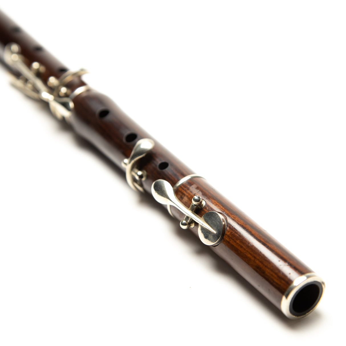 Olwell Restored Gautrot Cocus & Nickel Silver 5-Key F Flute