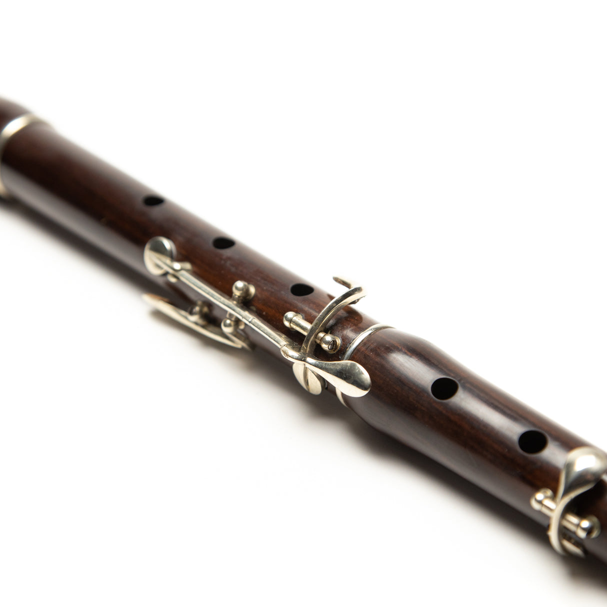 Olwell Restored Gautrot Cocus & Nickel Silver 5-Key F Flute