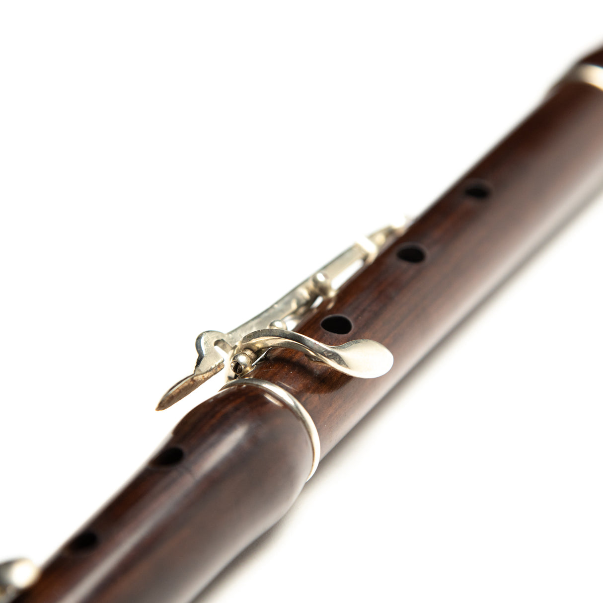 Olwell Restored Gautrot Cocus & Nickel Silver 5-Key F Flute