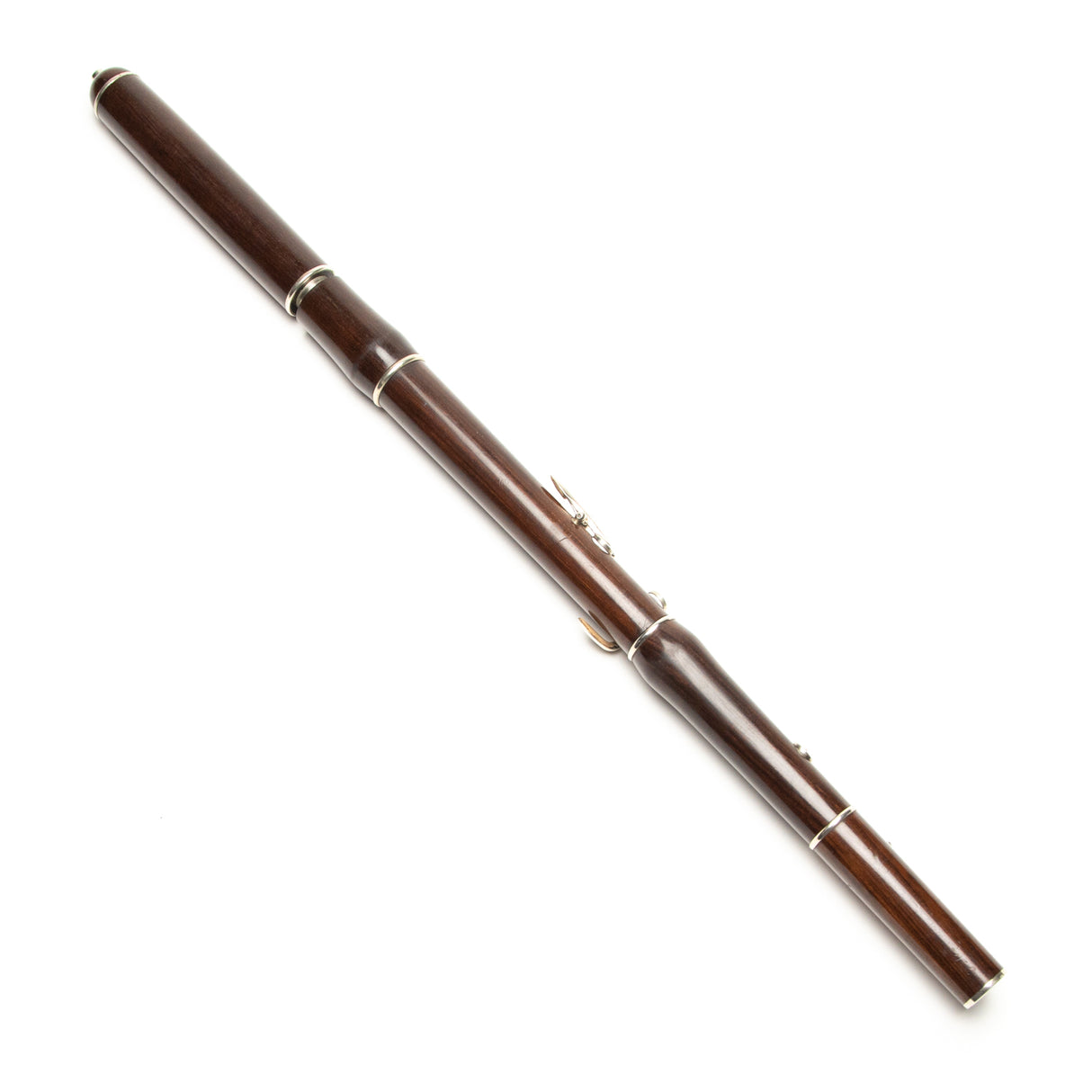 Olwell Restored Gautrot Cocus & Nickel Silver 5-Key F Flute