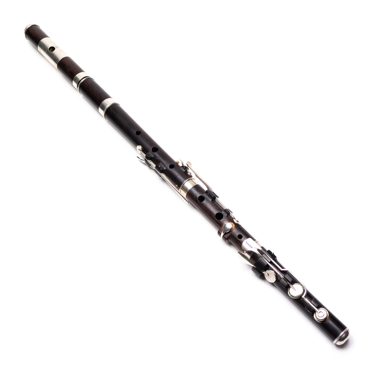 8-Key Olwell Restored Firth & Pond Flute in Cocus