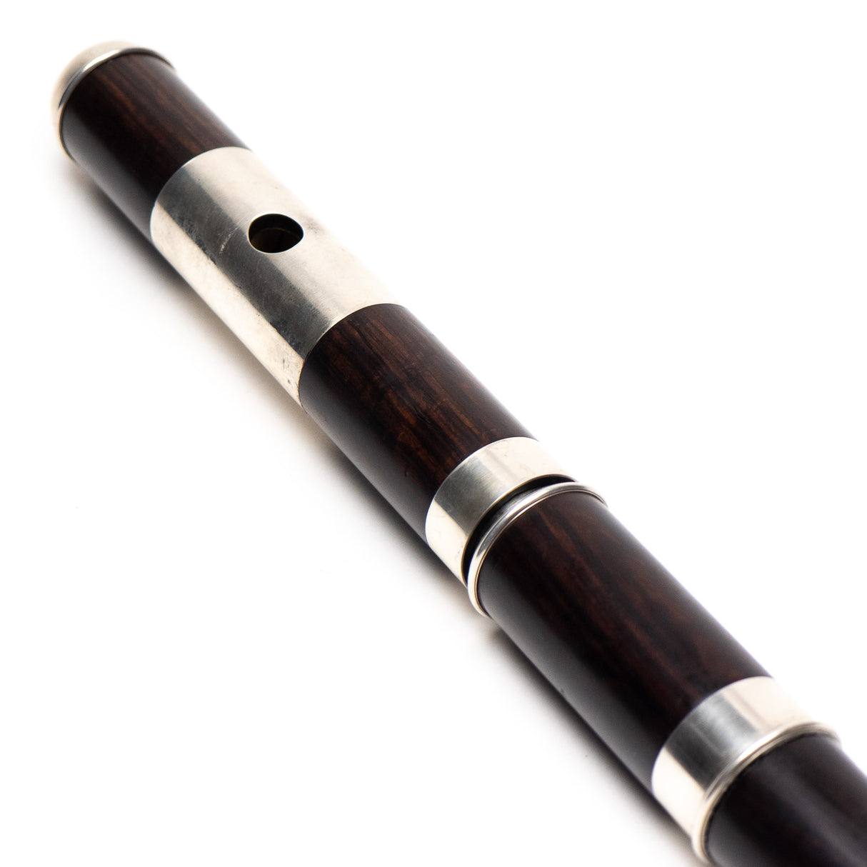 8-Key Olwell Restored Firth & Pond Flute in Cocus