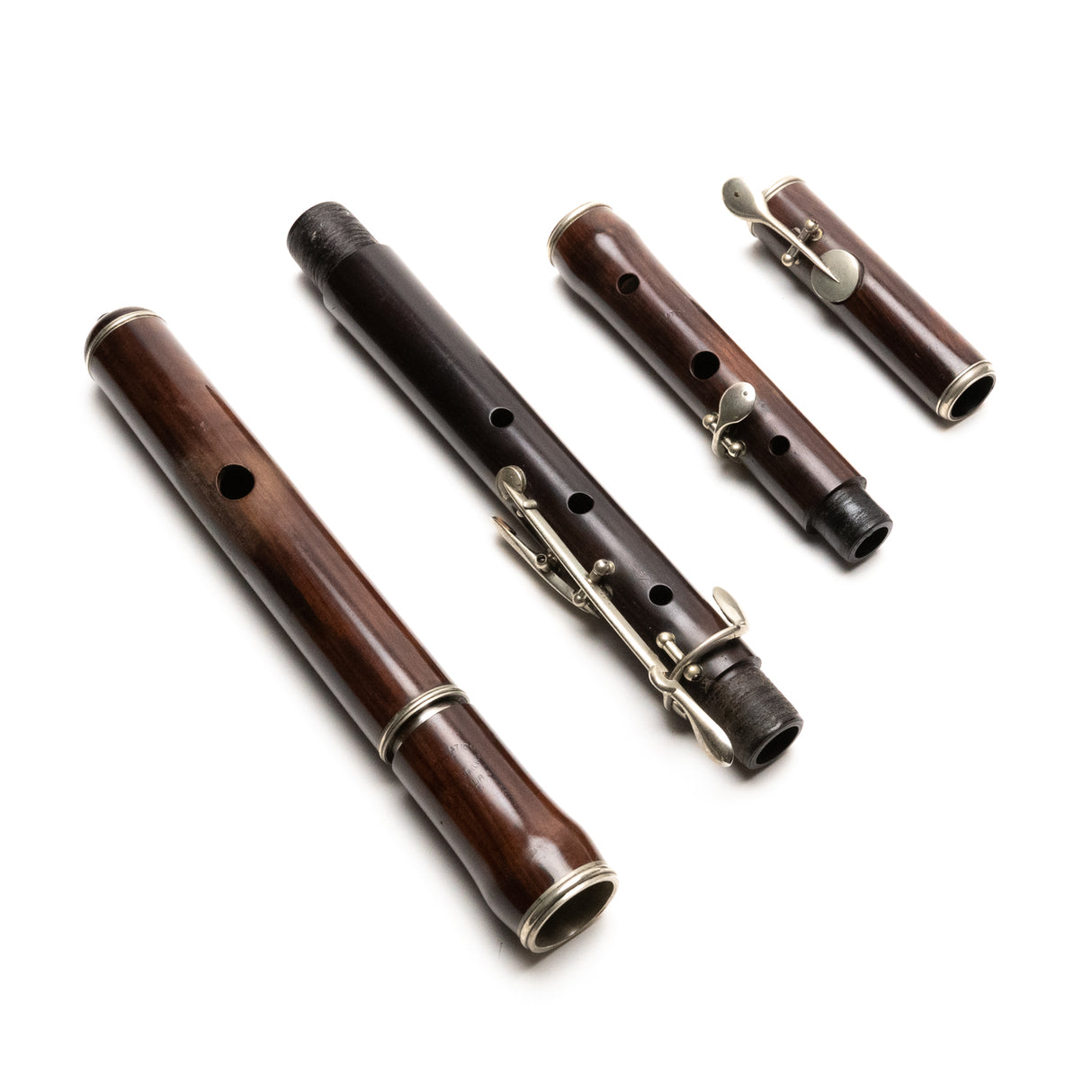 5-Key French Flute Marked 45 Rue Saint-Maur Paris